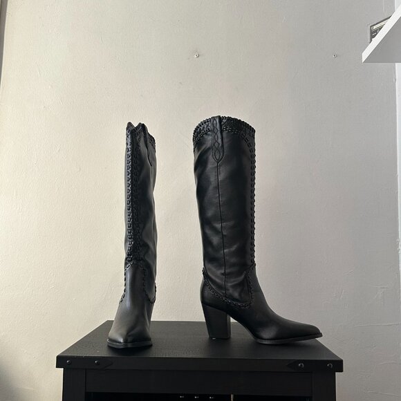 Billini FINLEY Tall Black Western Boots – Size 8 - Picture 3 of 6